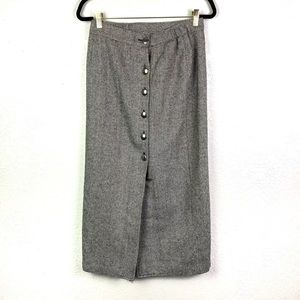 Vintage Pioneer Wear Tweed Maxi Skirt